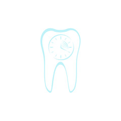 Icon of the tooth with a dial.