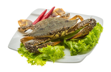 Raw crab
