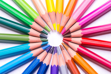 Fototapeta premium Multicolored pencils