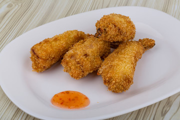 Fried prawn tempura