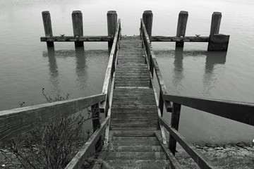 Fototapeta premium Büsum Steg