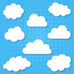 White clouds collection