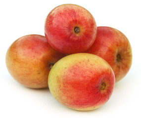 Ripe juicy jujube fruits