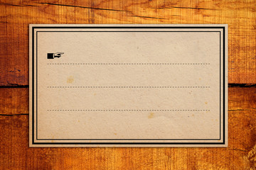 Vintage Sticker Label As Copy Space