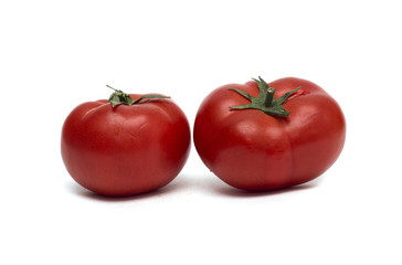 Fresh red tomato. Photo.