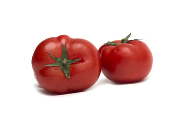 Fresh red tomato. Photo.