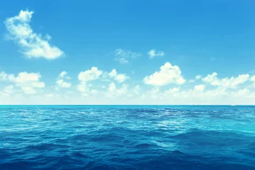 Foto auf Alu-Dibond Meer / Ozean perfekter Himmel und Meer