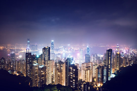 Hong Kong island from Victoria's Peak