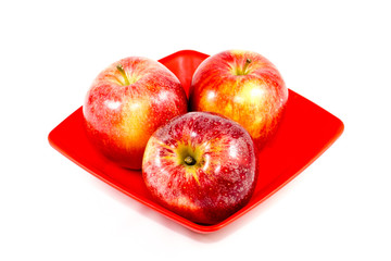 Frische Rote Äpfel