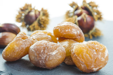Fototapeta premium marrons glacés