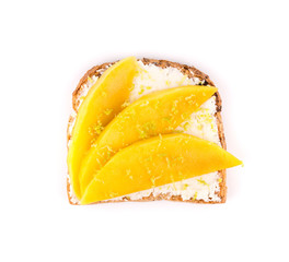 healthy fruit sandwich