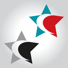 star and crescent logo, icon and symbol vector illustration