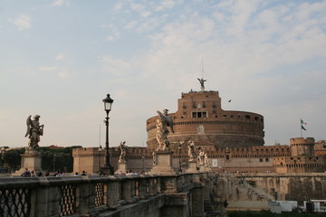 Obraz premium サンタンジェロ城 石像 Castel Sant'Angelo