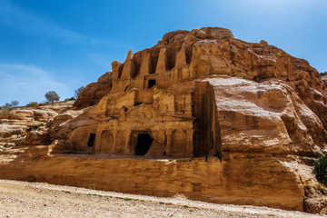 Jordan. Peter. House in the rock by the roadside.