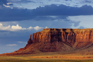 Monument Valley in der Abendsonne, USA