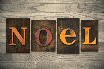 NOEL Concept Wooden Letterpress Type