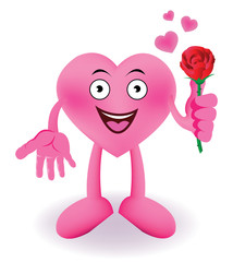 Cartoon Smiling heart