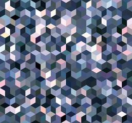 Blue Triangle Abstract Background