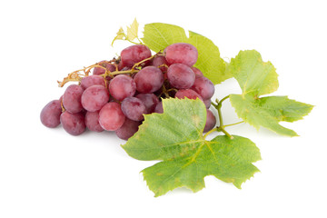 Bunch of red grapes
