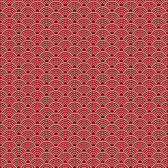 青海波　日本の伝統文様