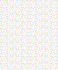 青海波　日本の伝統文様