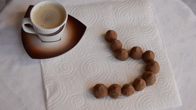 Valentine Day Coffee And Truffles