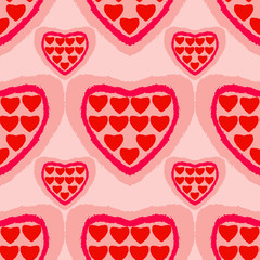 Abstract backgrounds with hearts