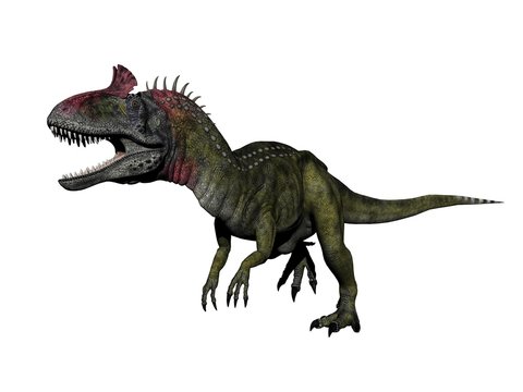 cryolophosaurus dinosaur - 3d render