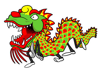 Chinese Dragon Dancers