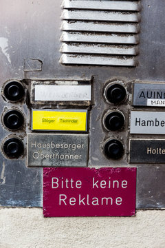 Werbung ist nicht erw&uuml;nscht