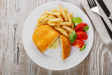 Chicken cutlets with butter on Kiev