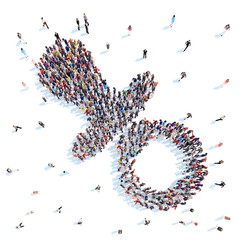 People in the form of nipples.