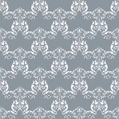 Kussenhoes Vector seamless with damask pattern © tashahryshchenko