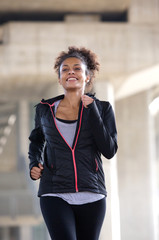 Healthy young woman exercise running outdoors