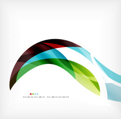 Business wave corporate background