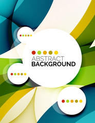 Colorful fresh modern abstract background