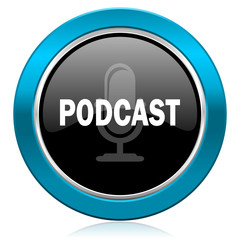 podcast glossy icon