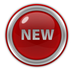 New circular icon on white background