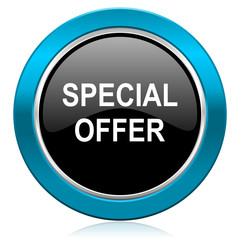 special offer glossy icon