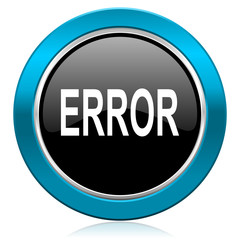 error glossy icon