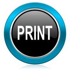 print glossy icon