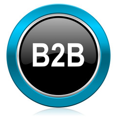 b2b glossy icon