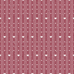 vector heart Valentines day pattern paper for scrapbook