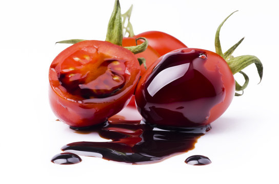 aceto balsamico con pomodorini