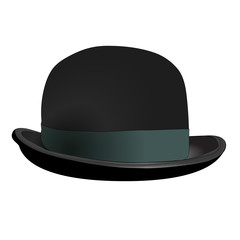 Bowler hat vector