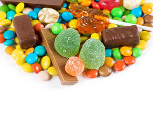 Fototapeta na wymiar Colorful sweet candies