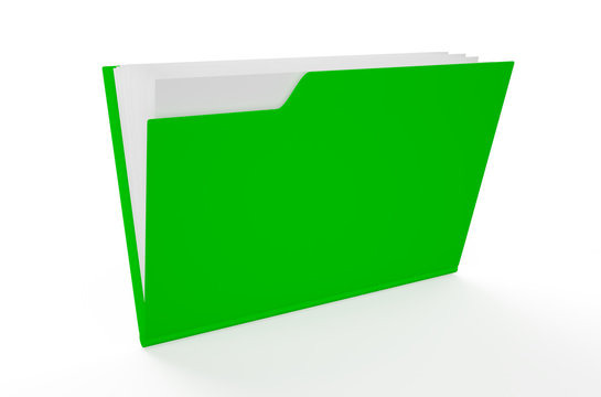 green folder
