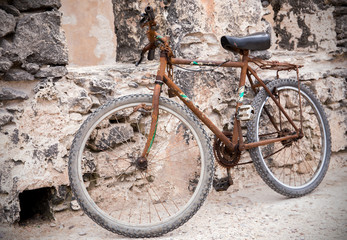 Old rusty bike