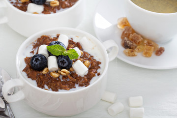 Chocolate banana oatmeal