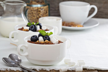 Chocolate banana oatmeal